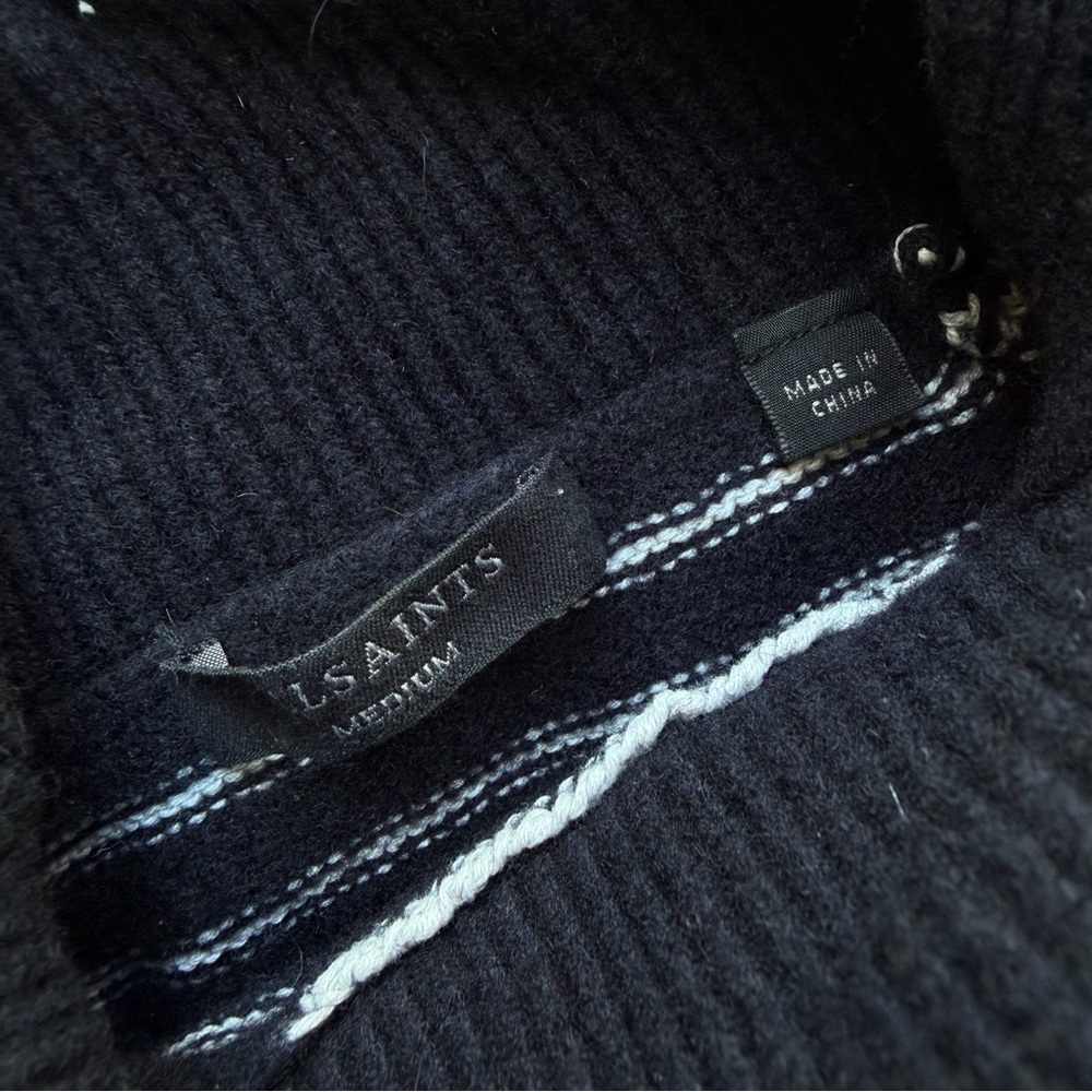 Allsaints Maddie Cropped Wool-Blend Sweater - Picture 5 of 8